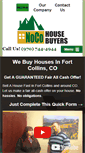 Mobile Screenshot of nocohousebuyers.com