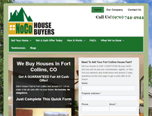 Tablet Screenshot of nocohousebuyers.com